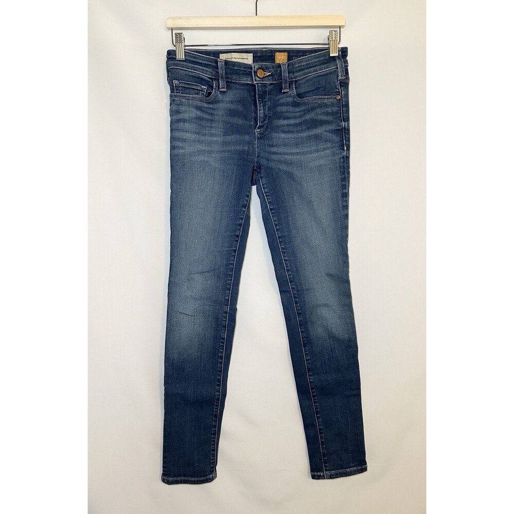 ANTHROPOLOGIE PILCRO Serif Medium Wash Skinny Jeans Stretch Denim Women 27